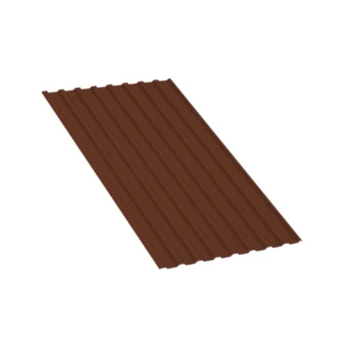 Профнастил МП18 200х0.45 Окрашенный RAL 8004