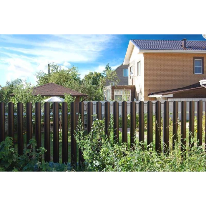 Штакетник П-образный A фигурный Grand Line 0,43 Полиэстер RAL 1014 Слоновая Кость